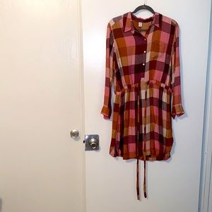 Flannel patterned Dress